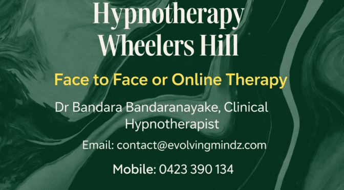 Clinical hypnotherapy & counselling – Wheelers Hill